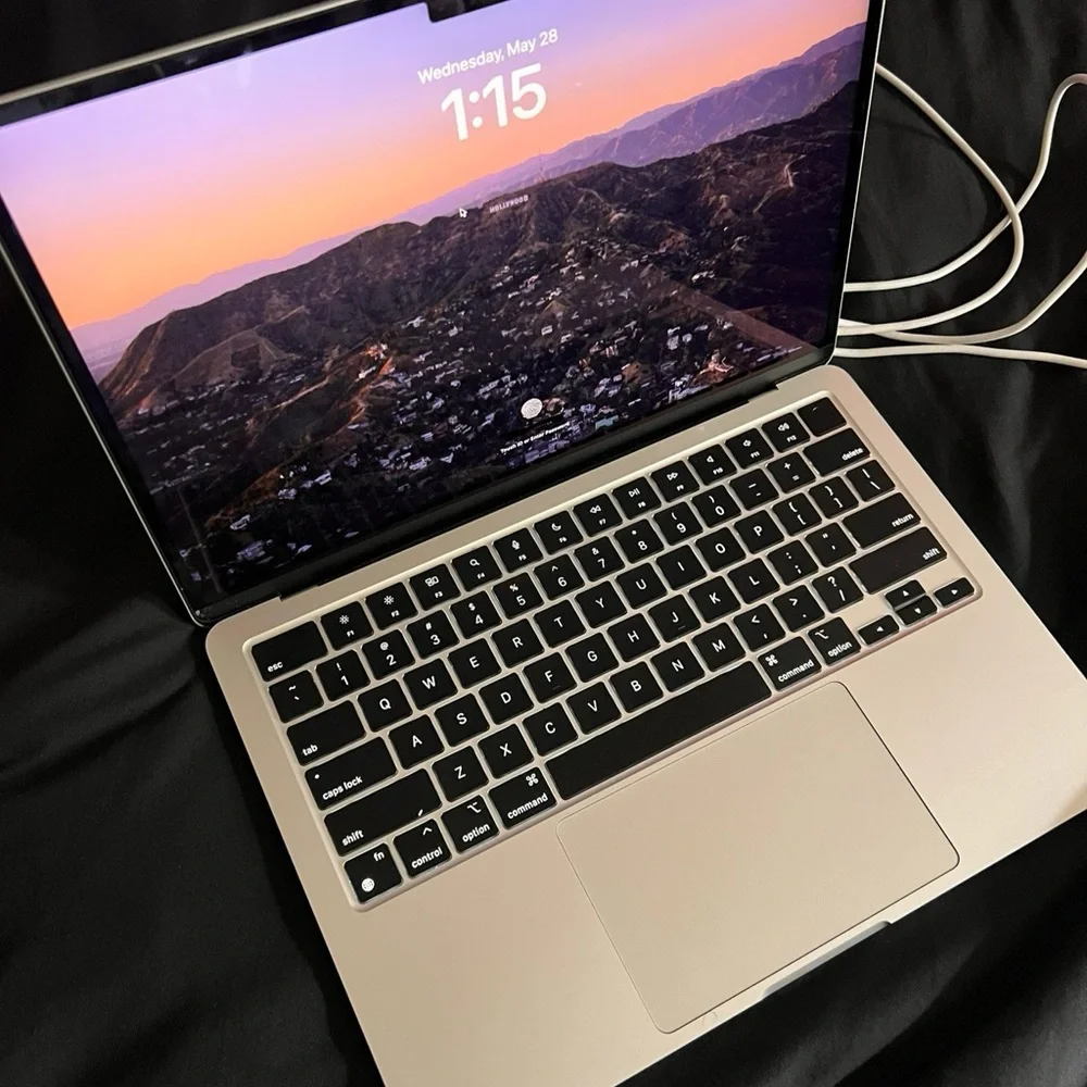 Apple MacBook Air with Silver and Black Finish